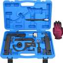 Camshaft Alignment Tool Kit for Land Rover Jaguar Discovery 4 Range Rover Sport V8 5.0L V6 3.0L, Engine Timing Tool with Fuel Pump, Fuel Injector Remover Tool, 303-1445, 303-1448, 303-1452, 303-1482
