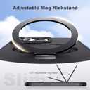 TIANLI Designed for iPhone 11 Case with Magnetic Invisible Ring Stand [Compatible with Mag-Safe] [Military Drop Protection] Shockproof Anti-Slip Scratch Resistant Cover for iPhone 11 6.1 Inch,Black