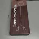 LIXIANG Walking Canes Stablize Women Quad Canes for Seniors & Adults Foldable Adjustable for Men & Women Heavy Duty Freestanding Cane for People with Leg Injuries 3 footings (Black)