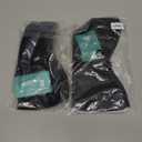 SUNMECI Lightweight Soft Fleece Headband - Breathable Ear Muffs for Men Women in Winter Running Cycling Ski Comfortable Warm for Clod Weather Sports (2PCS Black+Black)