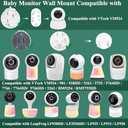 Baby Camera Monitor Mount Stand Holder Compatible with VTech VM924/ 901/928HD /5263/5755 /5764HD /7764HD/5766/5263/BM5254/ RM5755/ Leapfrog LF920HD/RM7768HD/LF815HD/LF1726FHD /LF2413 Camera