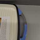 Bruntmor 2-in-1 Square Dutch Oven Casserole Dish with Lid, Dual Handles and Grill Pan for Baking, Braising and Grilling - Durable All-in-One Enameled Cast Iron Cookware Set for Kitchen, Whale Blue