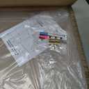 Large Clear Acrylic Dry Erase Board, 28" X 20" Golden Non-Magnetic Frameless Clear White Board for Wall, Erasable Acrylic Board for Wall, Home, Office, School, 2 Markers