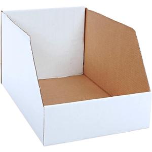 BOX USA Storage Bins Large 18"L x 12"W x 10"H 25-Pack - Corrugated Cardboard Box for Packing, Moving, and Storage