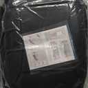 DISUTOGO Seat Covers Fit for Ford F150 2009-2026 and Crew Cab F250 F350 F450 2017-2026 Full Set with Waterproof Leather, Automotive Vehicle Cushion Cover for Cars Pick-up (110-Black/Full Set)