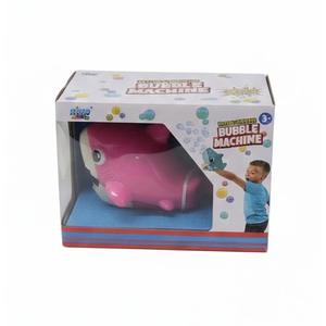 Misco Toys Battery-Operated Shark Bubble Machine, Pink