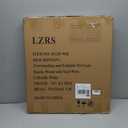 LZRS 2-Panel Freestanding Foldable Wood Dog Gate  Solid Wood & Steel Wire, Chew-Resistant Pet Barrier for Indoor Use, Ideal for Small to Medium Dogs, White