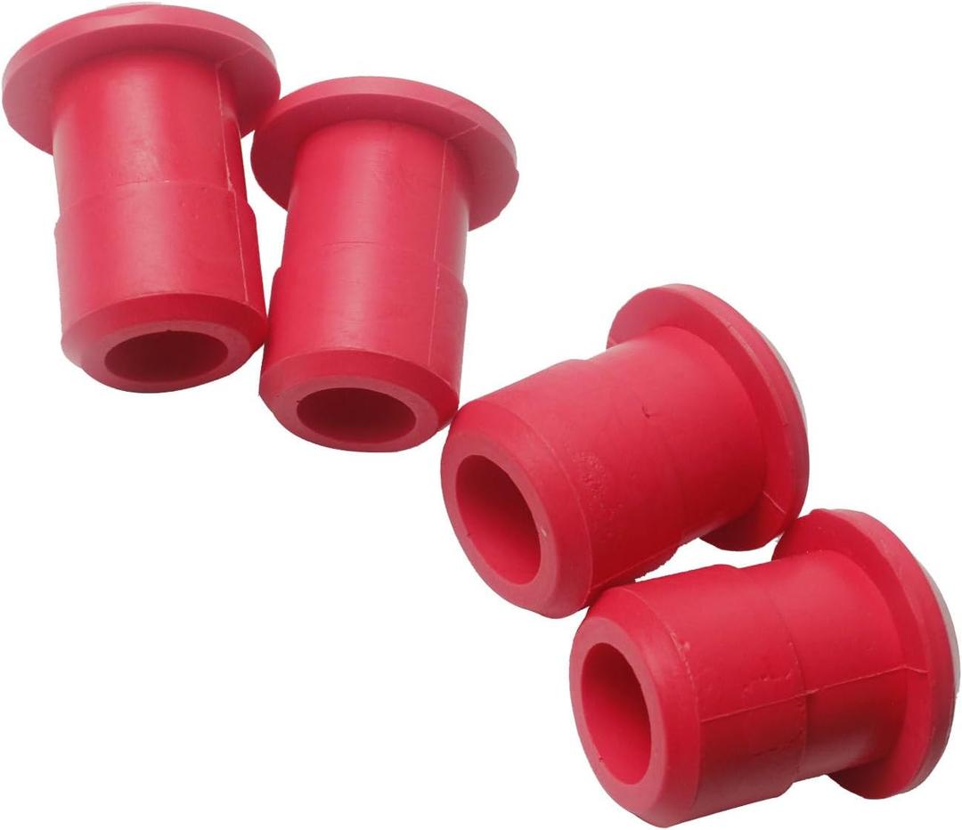 4Pcs Front & Rear Subframe Engine Cradle Bushing Kit Compatible With Nis'san Rogue 2008-2013,Front & Rear Sub Frame Bushing Kit Replaces 54466-JD000 54467-BR00A,Red