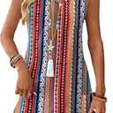 WEESO Summer Dresses for Women Tank Casual Sleeveless Casual Mini Fashion Beach Vacation Dresses with Pockets (M)