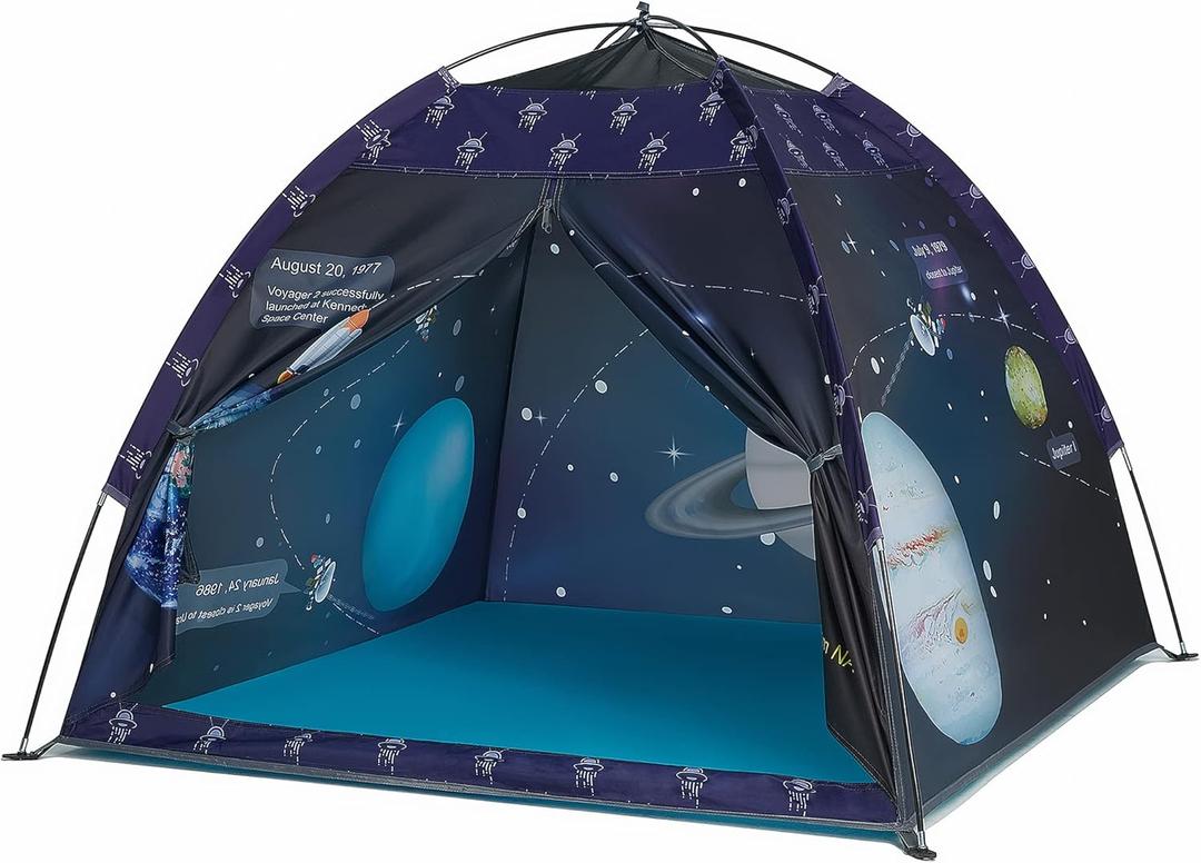 alprang Space World Play Tent Galaxy Dome Playhouse for Boys and Girls Imaginative Play-Astronaut Space for Kids Indoor and Outdoor Fun, Perfect Kid’s Gift- 47" x 47" x 43"