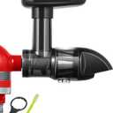 Masticating Juicer Attachment for All Kitchen Aid Stand Mixers, Cold Press Accessories for Fruits & Vegetables, Easy to Clean Slow Juicing Parts, Machine not Included, Black (Large)