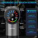 TOLOCO Massage Gun, Deep Tissue Back Massage for Athletes for Pain Relief, Percussion Massager with 10 Massages Heads & Silent Brushless Motor, Mothers Day Gifts, Carbon