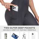 NORMOV Fleece Lined Leggings with Pockets for Women,High Waisted Winter Thermal Warm Sherpa Leggings (Gray, XL)