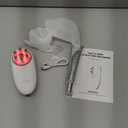 Body Sculpting Machine with Red Light Therapy for Face & Body, Cupping Therapy, Electric Cellulite Massage Tool with 2 Cups, Gift for Women, White