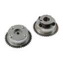 Engine Timing CVVT Camshaft Adjuster Gear, Compatible with Tucson Elantra GT Kia Soul Forte G4NC 2.0L 2014-2019, Intake & Exhaust Sprocket Replaces Part 24350-2E201 24370-2E200