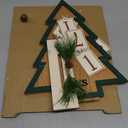 Countdown to Christmas Wooden Advent Calendar, Rustic Tabletop Christmas Tree 2024 Xmas Advent Calendar for Boys Girls Kids Holiday Xmas Party Favors