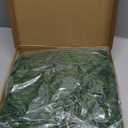 Green Garland Christmas Decors, 49FT Xams Greenery Non-Lit Soft Twist Garland Decor for Tree Stairs Railing Front Door Mantle Fireplace Indoor Outdoor Holiday Home