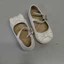 The Children's Place Low Heel Dress Shoes (5 Toddler, White Bow)