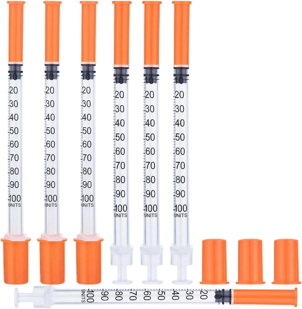 2 x For Lab and Kitchen Use 1 mL/cc U-100, 30G 5/16 Inch (8mm), Pack of 100