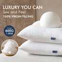 2 x MIULEE 20x20 Throw Pillows Inserts 2 Pack, Decorative Pillows for Couch Bed