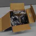 Panasonic Compact Cordless Phone with DECT 6.0, 1.6" Amber LCD and Illuminated HS Keypad, Call Block, Caller ID, Multiple Display Languages - 2 Handset - KX-TGB812S (Black/Silver)