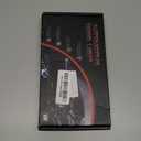 2PC Flexible Switchback Dual-Color White & Amber Motorcycle LED Fork Turn Signal Blinkers DRL Daytime Running Light Waterproof Adjustable Stips Bars kit Universal Fit Motorbike (39mm-70mm)