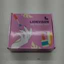 LIONVISON Practice Hand for Acrylic Nails, Silicone Nail Hand Practice, Flexible Fingers Fake Training Hand False Mannequin Hands for Nail Practice, Hand Model Kit for Nail Supplies Manicure Beginners