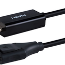 Philips DisplayPort to HDMI Adapter, Unidirectional, Works with Laptops, Tablets, Full HD 1080p, 4K Ultra HD, Mac and PC Compatible, Compact Design, Portable, Black, SWV9200G/27