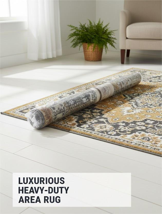 Office Chair Mat for Hardwood Floor, 47"x52" Desk Computer Chair Mat for Hard Wood, Large Anti-Slip Hard Floor Protector Rolling Chair Mat, PVC Mat Desk Rug for Office and Home