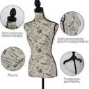 FDW Female Mannequin Body Dress Form Sewing Mannequin Torso Manikin with Tripod Base Stand Adjustable Mannequin for Sewing Clothes Display (CM, 59-67 Inches)