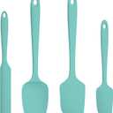 U-Taste Silicone Spatula Set with 600 Degrees Fahrenheit Heat Resistant (Teal/Aqua Sky)