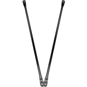 31.5"/80cm Garden Swing Replacement Rods, Black Metal Round Rods for Hanging Swing Seat to Frame(2PCS/CTN)