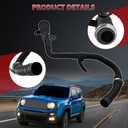 Gas Fuel Tank Filler Neck Hose Pipe Tube Fits for Jeep Renegade 2.4l L4 2015-2023;Fits for FIAT 500X 2016-2022 Fuel Filler Tube Replace #68604043AB 68254872AA 68322145AA 68365460AA 68372070AA