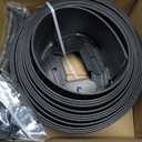 4 in x 25 Ft Garden Landscape Edging, No Dig Garden Edging Border Kit with 46 Pcs Spikes for Flower Bed Lawn Yard Grass Black