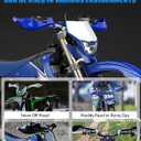 JFG RACING Dirtbike Handguards,7/8" and 1 1/8" Handle Bar Motorcycyle Hand Guards Accessories Universal for YZ YZF WR TTR 125 250 230 450 Electric Dirt Pit Bike ATV Motocross Enduro-Blue