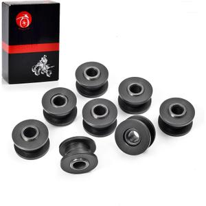 MOTO1988 All 4 Absorber Shock Bushing & Bearing Sleeve Kit Compatible with Arctic Cat 250 300 400 500 650 700 1998-2006 0604-310 0403-028
