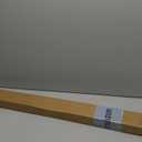 1 Pack 1" x 36" Storm Door Sweep Replacement Bottom Sweep Aluminum Expander for Security Storm Door Weatherstripping (White)