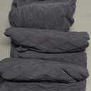 MOSAYT 100% Waterproof Dining Room Chair Covers Set of 4, Super Fit Stretch Jacquard Parson Chairs Slipcovers Removable Washable Chair Seat Protectors for Home, Kitchen, Banquet (Dark Grey)