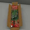 12 Bundles Artificial Fall Flowers for Outdoors Fall Thanksgiving Decorations, UV Resistant Fake Mums Realistic Fake Fall Plants Faux Plastic Flowers for Outdoor Home Gardens Porch Fall Decor(Orange)