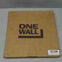 ONE WALL 12 x 12 Inch Vinyl Record Frame for Play & Display Album, Solid Wood Front-Opening Frame Mount LP Covers with Clear Acrylic, Black