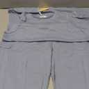 Ekouaer Women's Two Piece Sets Summer Sleeveless Lounge Sets Matching Pants Airport Travel Outfits Size M