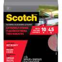 3M Dual Lock Reclosable Fastener SJ3560 (Clear, 1 in x 10 ft Roll) - Heavy Duty Adhesive Interlocking Tape for Indoor/Outdoor Mounting