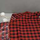 letesult 2PCS 35''x55'' Jumbo Santa Sacks Drawstring Christmas Bags, Buffalo Plaid Extra Large Christmas Gift Bags, Xmas Heavy Santa Present Storage Bag for Holiday Gift Presents Party Supplies