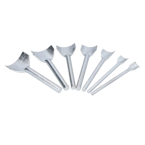 7 Pieces Semi Circular Cutter Punch, 10 to 40 MM Leather Punch Tool, Made of Carbon Steel Material Suitable for End Processing of Wallet, Card Holder, Perforated Leather Crafts