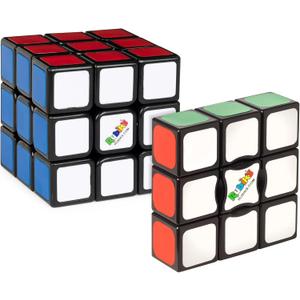 Rubik's Cube Starter Pack - The Original 3x3 Cube and 3x3x1 Edge Gift Set - Stress Relief Fidget, 6064005