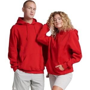 Russell Athletic mens Dri-power Fleece Hoodies, Moisture Wicking, Cotton Blend, Relaxed Fit, Sizes S-4x (Red, XXL)