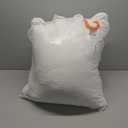 Goose Feather Pillow Queen Size Pack of 2 - Hotel Down Bed Pillows for Sleeping, Soft 600 Thread Count Cotton Cover, Fluffy Support Surround Fill Polyester for Back, Stomach, Side Sleepers