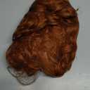 EssionTech Long Fox Red Hair Curly Wig Wavy Full Head Copper Red Halloween Wigs for Women Cosplay Costume Party wig (Fox Red)