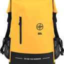 UPWELL 30L Waterproof Dry Bag Boating Backpack for Travel Hiking Camping Kayaking Hiking Swimming Floating Submersible Dry Bag yellow