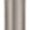 Stain Nickel Toilet Brush and Holder, Extra Long Handled Toilet Brush for Bathroom, Stainless Steel Heavy Duty Toilet Bowl Brush, Deep Cleaning Modern Toilet Cleaner Brush -Space Saving, Covered Brush